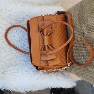 Gorgeous Brown Scarleton Satchel bag with a bow